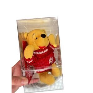 Vintage Winnie the Pooh- Holiday Mini Bean Bag— Limited Edition NWT